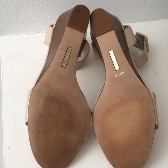 Louise Et Cie patent Leather Punya Wedge Sandals - Picture 17 of 17